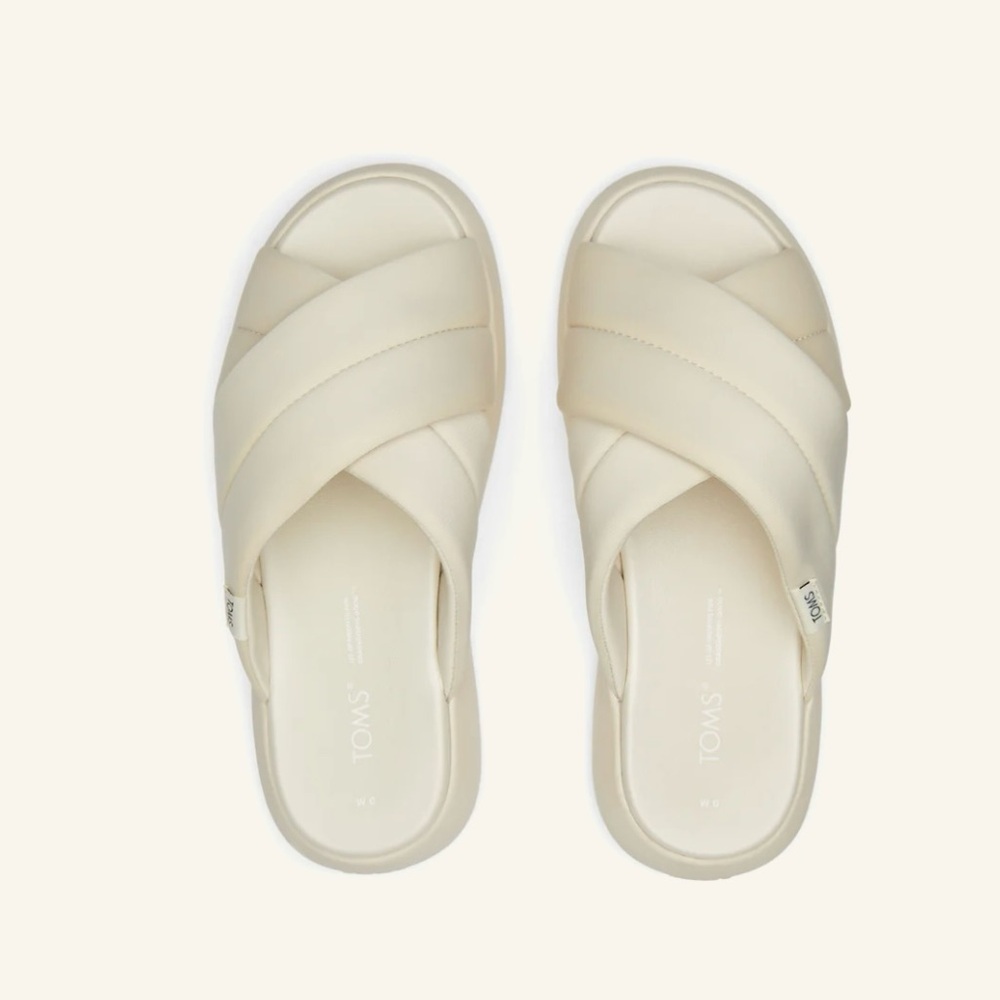 Tom’s Repreve Jersey Mallow Crossover Sandals